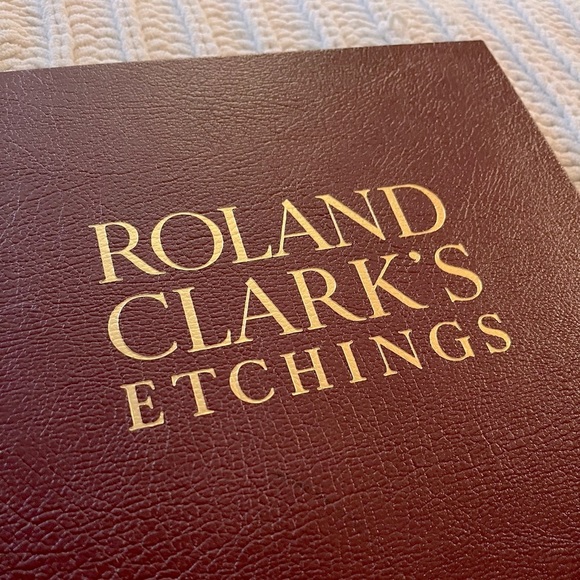 ♥️Roland Clark’s Etchings 1990 Derrydale Press 1/2,500 Ltd Edition Hardback♥️ - Picture 3 of 16